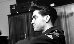 Elvis Presley in the U.S. Army.