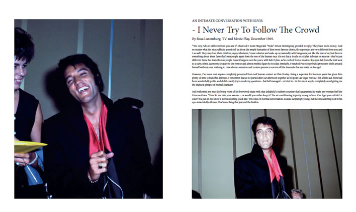 Preview | Elvis Now In Person 1969 Hardcover Book.