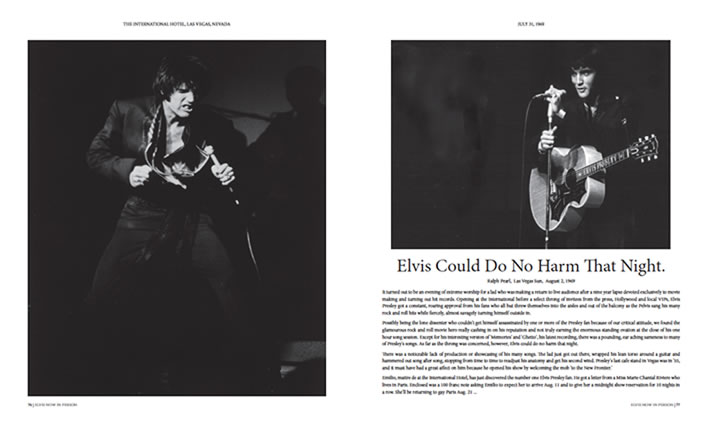 Preview | Elvis Now In Person 1969 Hardcover Book.