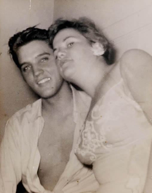 Betty and Elvis Aug 7, 1956.